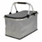 SIDCO Einkaufskorb grau Kühltasche Thermo Picknick Kühlbox isoliert faltbar 25L