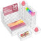 Radikor 36 Piezas Organizadores de Cajones de Plástico Transparente, Separadores de Cajones de Escritorio de 4 Tamaños, Bandejas de Almacenaje para Maquillaje, Baño, Oficina, Cocina