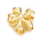 RAUCHBE Pinzas para el pelo de metal dorado con forma de flor para mujer, accesorios para el cabello, lindas pinzas para el pelo pequeñas