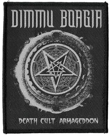 Plastichead Dimmu Borgir Death Cult Armageddon Silber Sew on Patch One Size