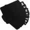 JEWEDECO 1 Set Vinyl Record Dividers A-Z DVD CD File Alphabet Organizer Dividers with Alphabetical Tabs Storage Record Holder Index Card for Albums File(Black)