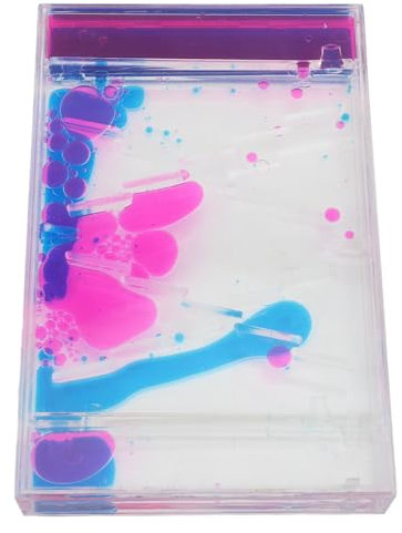 Minuterie Liquide, Jouet Sensoriel, Jouets Apaisants, Bulle Sensorielle Apaisante, Soulagement du Stress, Jouets de Bureau, Sablier Liquide coloré pour Bas de Noël, Cadeaux