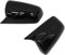 QDFNJYONG 1 Paar Auto Spiegelabdeckungen Rückspiegelkappe für Mitsubishi Lancer X 10 PEX EVO 2008-2012, Auto Seite Spiegel Kappe Abdeckung Gehäuse Autozubehör,A/Gloss Black