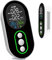 LSENLTY 4 in 1 PM 2.5 and PM 10 Air Quality Monitor(Temp/Humidity/PM2.5/PM10), Portable PM 2.5 Detector with Alarm Function, 0~1000 UG/m³ Detector Range Air Quality Monitor for Home, Office, School