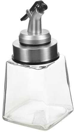 Alipis Portable Glass Oil Dispenser Bottle with Spout Vinegar Container for Kitchen Travel and Picnics Versatile Oil Bottle for Condiments
