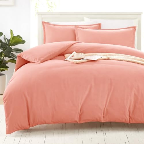 Double Duvet Cover 100% Organic Cotton, GOTS Certified - Rosedown | Cotton Bedding Quilt Cover Set with Pillowcases, Oeko Tex Certified, Soft Breathable Comfort - Ideal for Home and Hotels