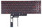 Replacement Backlit Keyboard for MSI Katana GF66 GF76 & Pulse GL66 GL76 MS-1581 MS-1582 MS-17L1 MS-17H3 Series Laptop with Red Letters US Layout