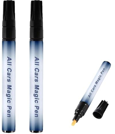 Generisch The Magic Pen Car Scratch Repair Pens, Quick Solution for Scratches and Colour Damage, Weatherproof Paint Pens, Magic Paint Scratchs Removal (2Pcs)