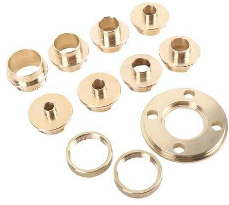 Zhangpu 11 Stücke Router Guide Kit Messing Effiziente Langlebige Router -Template -Handbuch für Holzbearbeitung