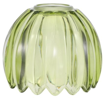 Garneck Glass Lampshade Tulip Replacement Shade Flower Glass Lamp Shade for Living Table Floor Lamp Lighting Fixture Accessory Hole