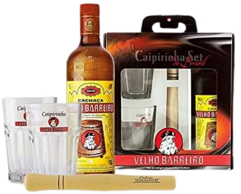 Caipirinha Set do Brasil - Cachaca Velho Barreiro