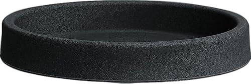 hydroflora 63003185 Nicoli – Sottovaso per Vaso Atlas, Rotondo Diametro 48,5, Altezza 5,3 cm, Colore Antracite Opaco