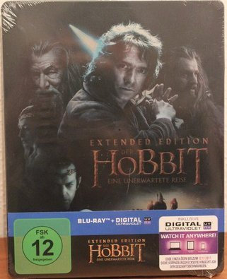Blu Ray Steelbook Der Hobbit Eine unerwartete Reise - Extended Edition