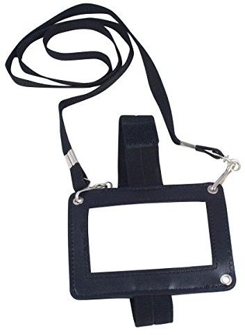 Viper TACTICAL 3-Way I.D. Holder and Removable Lanyard Leather Effect Black