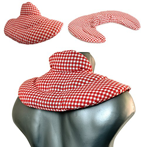 Neck Pillow red/White Currant Seeds | Neck Warmer | Microwave Oven | hot and Cold