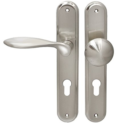 Türbeschlag 1384-G LS Wohn-PZ DIN Links Türdrücker
