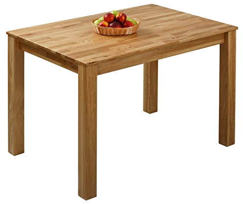 Krok Wood Esstisch Bonn aus Massivholz (Eiche, 110x75x75 cm)