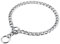 PETTOM Collier Étrangleur pour Chien, Collier Métal pour Chiens, Colliers Chaine pour Chien Chiot en Fer Solide, Colliers de Dressage pour Chiens (Fer, 55cm)