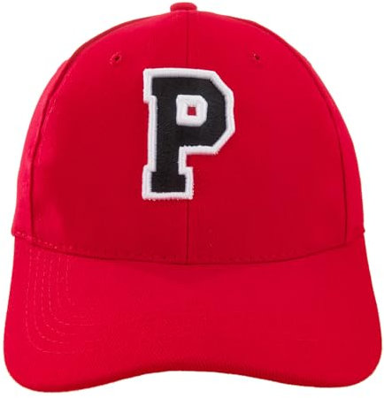 Unisex Jungen MŠdchen MŸtze Baseball Rot Cap Marineblau Hut Kinder Kappe Alphabet A-Z Gestickt in der EU (P)