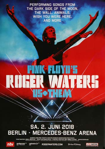 Roger Waters, Berlin, 2018, Original - Concert - Poster - Konzert - Plakat