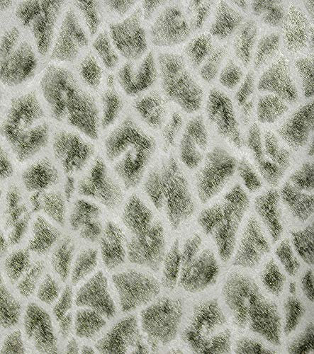 Fine Decor D&C Selveaggia Giraffe Fur Gold Grey Wallpaper 88709 - Animal Skin