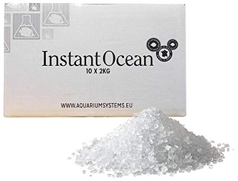 Instant Ocean Synthetic Sea Salt Packed in individual 2kg Plastic Pouches (Bags), supplied in 20kg Boxes
