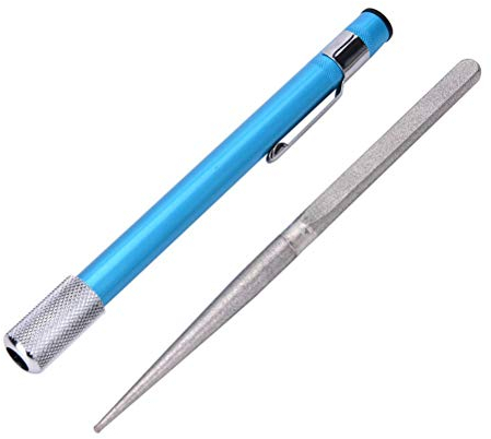iwobi Tragbarer Diamant Schleifstift, Diamantschärfer Schleifstein Schleifer für Messer
