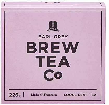 Brew Tea Co - Earl Grey Loose Leaf Tea - Light & Fragrant - 226g