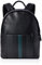 Ted Baker Herren Esentle Gestreifter Rucksack, Schwarz