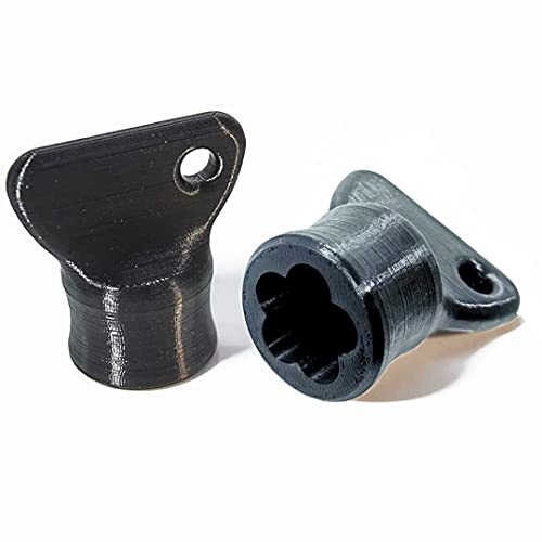 Myfuturshop® Zubehör für Lidl Monsieur Cuisine Connect, hilft beim Entfernen des Teigs leicht durch Drehen bis zum Herausnehmen (schwarz)