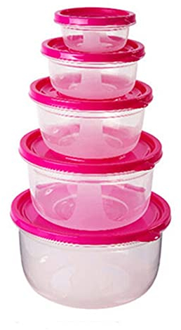 5 Teile Sets Plastikunternehmen Mittagsbox Tragbare Schüssel Lebensmittelbehälter Lunchbox Umweltfreundliche Nahrungsmittel Aufbewahrungsboxen Küchensiegelkiste
