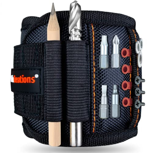 Bracelet Magnétique Outil Homme – Idée Cadeau Papa, Gadget Bricolage, Porte-Vis et Écrous, Cadeau Anniversaire Original pour Artisan ou Bricoleur