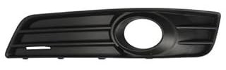 Repiauto - Grille de pare-choc avant gauche fermée avec trou pour anti-brouillard et crochet compatible avec Audi A3 et A3 Sportback 8P phase 3 2008-2012