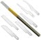 ABEST Mini scie à main artisanale avec 6 pièces Modèle de couteau Hobby DIY Kit d'outils de coupe à main