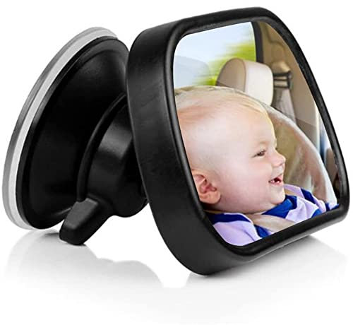 DawnDream Innenspiegel Auto Auto Zurück Sitzansicht Babyspiegel 2 in 1 Mini Hecker Convex Spiegel einstellbar Auto Monitor Autozubehör RüCkspiegel Auto