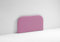EVERGREENWEB Testata Letto Singola Imbottita, Testiera in Tessuto Antimacchia Stondata in Foam e interno in puro legno per letto 90x190, Testata letto muro, Realizzata in Italia | Rosa