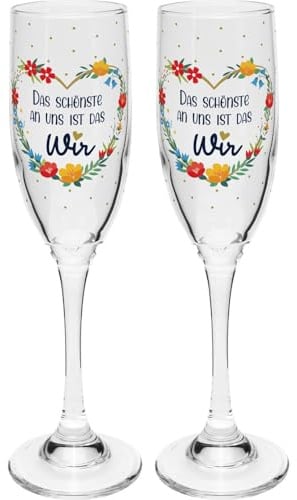 Sektglas Set Wir: Zwei Gläser