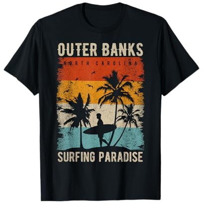 Outer Banks North Carolina USA Surf T-Shirt