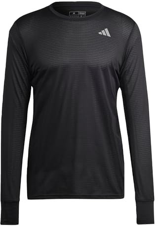 adidas Men's Own The Run Long Sleeve Tee, Black, S