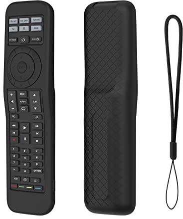 LEFXMOPHY Schutzhülle für Bose Solo 5 TV Soundbar RC-PWS Universal-Fernbedienung, schwarzer Silikon-Schutz