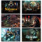 GKIKZ Shadowrun Trilogie-Poster, Set mit 6 Geschenkideen, Teenager-Spiel-Serie, Poster, für Zuhause, Schlafzimmer, Flur und Wohnheim, einfacher und personalisierter Poster-Kunstdruck, 25.4x35.6 cm