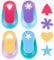 GOMAKERER 4 Pcs Paper Punchers, Mixed Color Scrapbook Crafts Paper Punch Christmas Punchers Mixed Shapes Punches tools for Paper Crafting Scrapbooking Cards Arts DIY Project