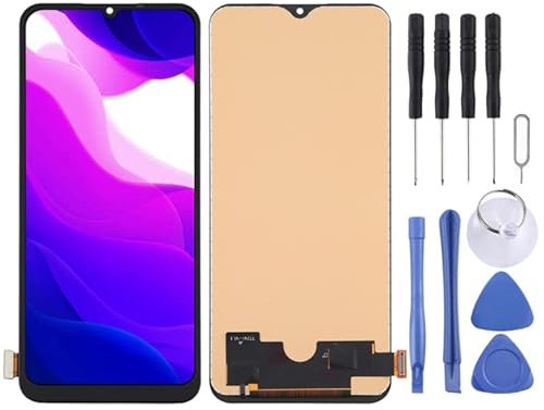 Pantalla LCD TFT LCD para teléfono móvil para Xiaomi Mi 10 Lite 5G / Mi 10 Youth 5G con digitalizador montaje completo, no compatible con pieza de reparación de identificación de huellas dactilares
