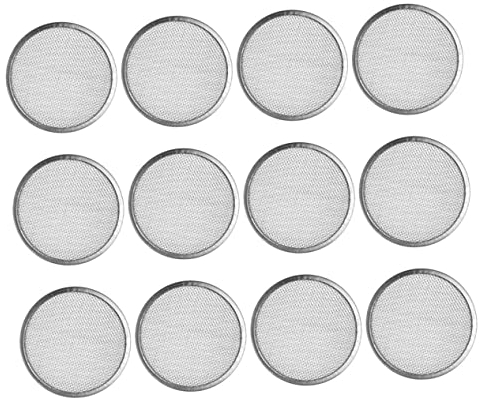 VINTORKY 12stücke Teiliges Edelstahl Sprossenabdeckungen Für Einmachgläser Strapazierfähige Siebdeckel Mit Feinem Mesh Für Einfache Keimung Von Sprossen Für Haushaltsküche
