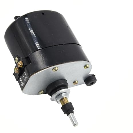 Boshu daili Store 2 Stück Scheibenwischer 1 Stück 12 V Wischermotor Universal Scheibenwischer Moto/Wischerblätter Fischerboot Wohnwagen kompatibel mit Jeep-Traktoren ATV-UTV (Color : Motor)