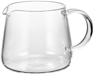 HARIO VBS-36 V60 Barista Server, 360 Clear, 360.8 ml (360 ml), für 1-3 Tassen, mikrowellengeeignet, Made in Japan