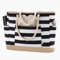 Chase Chic Sac de Plage Femmes，Grand Sac Fourre-Tout de Plage Étanche avec Poches et Fermeture Éclair,Sacs à Cabas pour Voyages Gym Piscine Noir