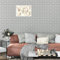 HotDecor Retro Grey Brick Wallpaper Self Adhesive Bedroom Wallpaper Light Grey Sticky Back Plastic Roll 3D Brick Effect Wallpaper for Living Room Stick on Wallpaper Kitchen Vinyl Wrap 60cm X 300cm