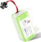 HT TopHinon 14.4V 3000mAh Li-ion Ersatzakku für Conga Excellence 950 990 1090 1790 1990, Eufy RoboVac 11, 11S, 12, 15C, 25C, 30, 30C, 35C, Ecovacs Deebot N79 N79S DN622, IKOHS Netbot S14 S15