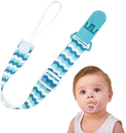 Schnullerband, Schnuller mit Clip,Anti-Drop-Universalhalterleine für Schnuller und Beißring - Universelle Halterleine für Beißspielzeug, Beißringe, Schnullerschnur für Jungen und Mädchen